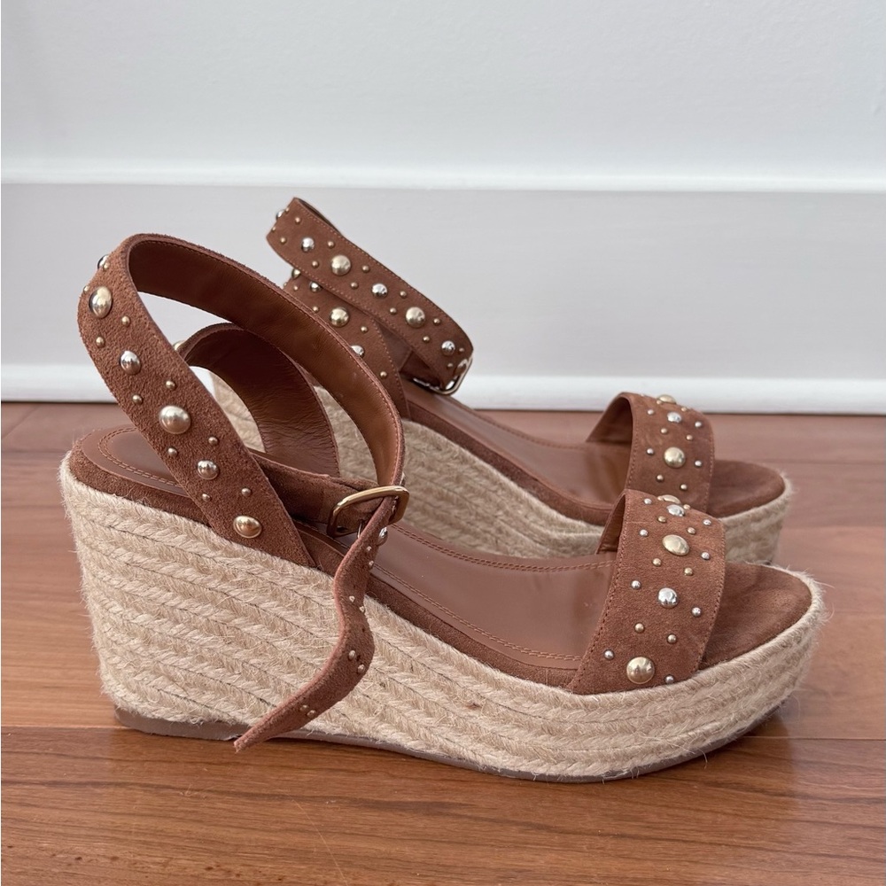 Maje Wedge Espadrilles Size 40